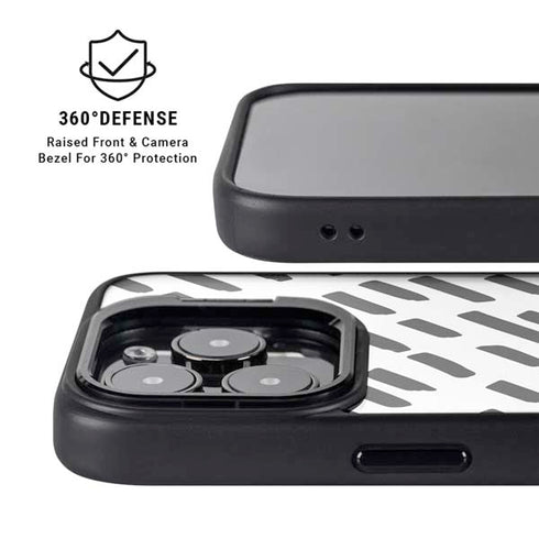 Black Dash iPhone 14 Pro Kickstand Case